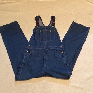 Wear tough tough skin jean bib overalls